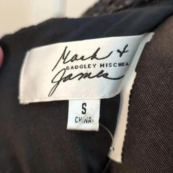 Mark & James by Badgley Mischka Womens Smock Lace Ruched Sheath Dress - Picture 5 of 10